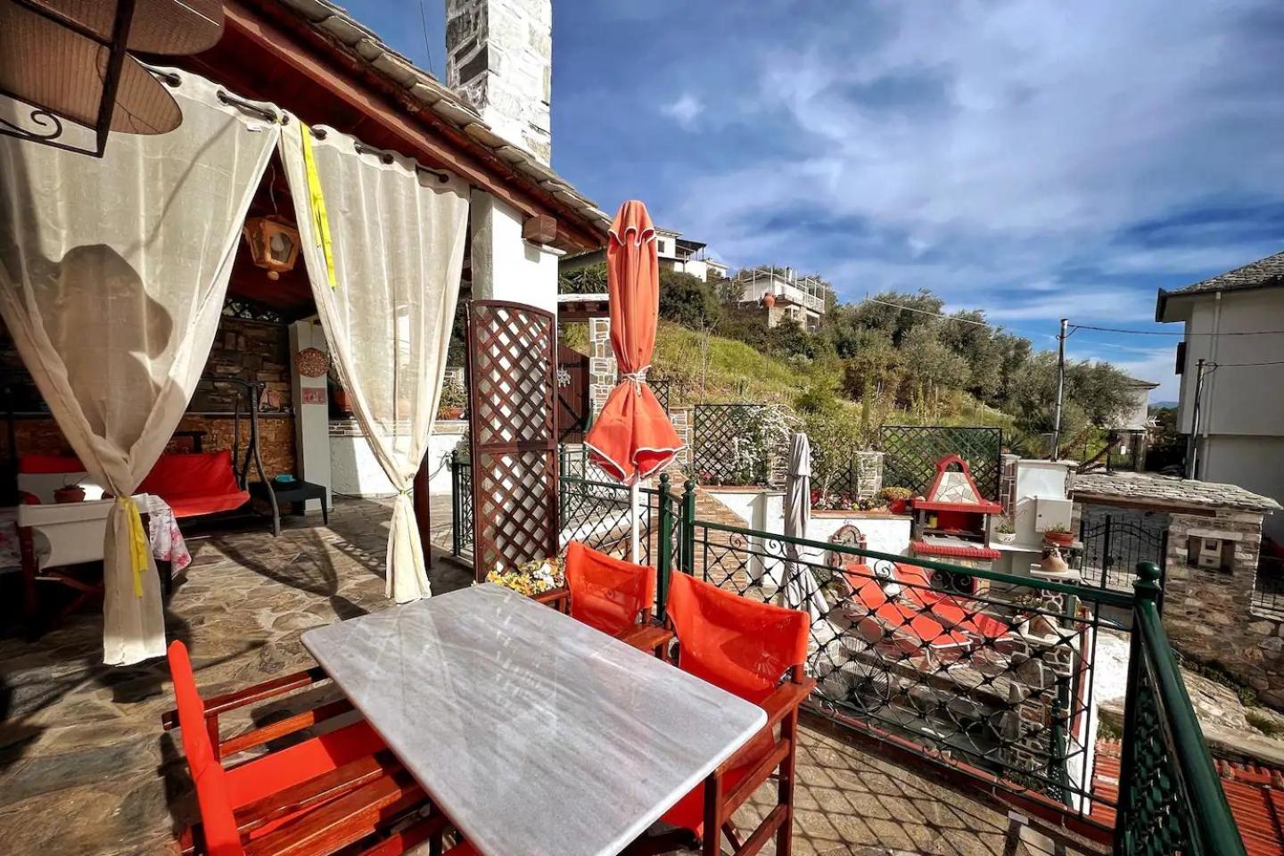 The Pagasetic Balcony - Magestic Sea Cottage Volos Exterior foto