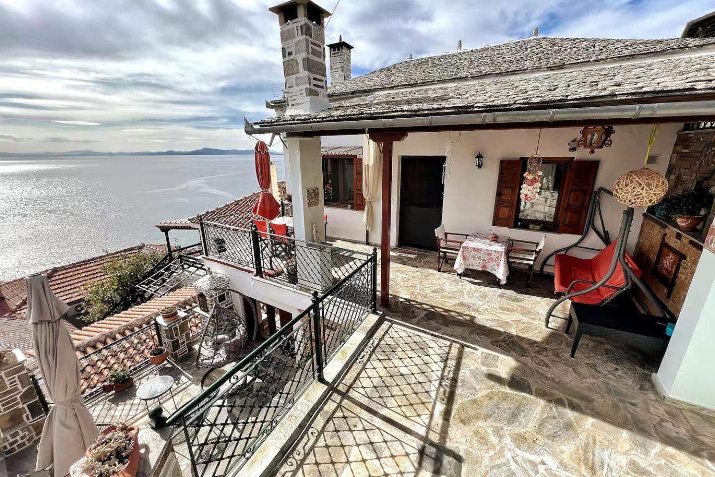 The Pagasetic Balcony - Magestic Sea Cottage Volos Exterior foto